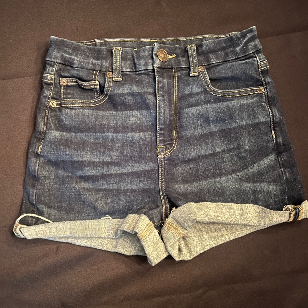 American Eagle Dark Wash Jean Shorts